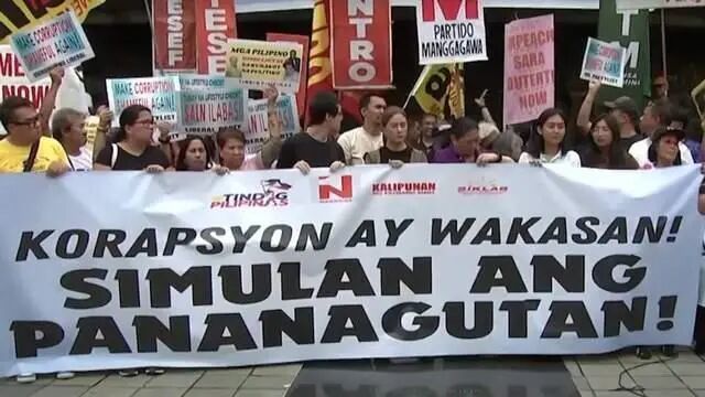 菲律宾媒体：针对民众反腐抗议菲律宾军队进入“红色警戒”